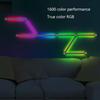 Светодиодный умный настенный светильник Bluetooth USB RGB Lights Bars Music Sync DIY Splicing Constellation Night Lamp