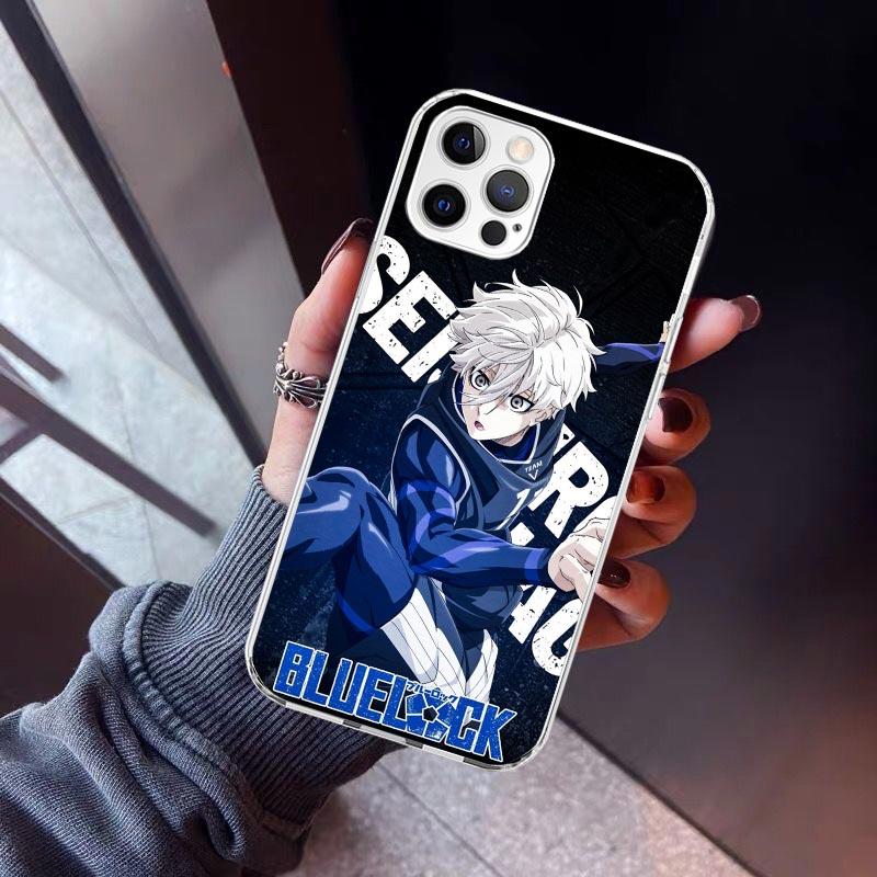 Blue Lock Nagi Seishiro Phone Case For iPhone 17 Air 11 13 Mini 14 15 Plus 16 12 Pro Max 16E SE 7 8 Pattern Soft TPU Back Cover