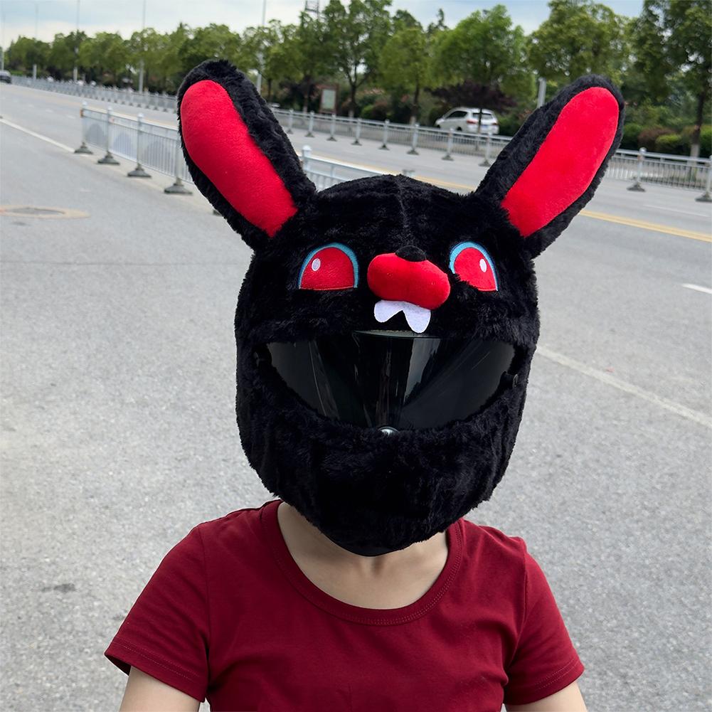 Чехол для мотоциклетного шлема Bunny, чехол для мотоциклетного шлема, аксессуары для мотоциклетного шлема, подходящие для полнолицевых шлемов с поперечным сечением