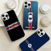 Чехол для телефона M-Martini Racing с горизонтальной полосой для iPhone 17 16 15 14 13 12 11 Plus Pro Max Сатиновый Цветной Глянцевый Чехол