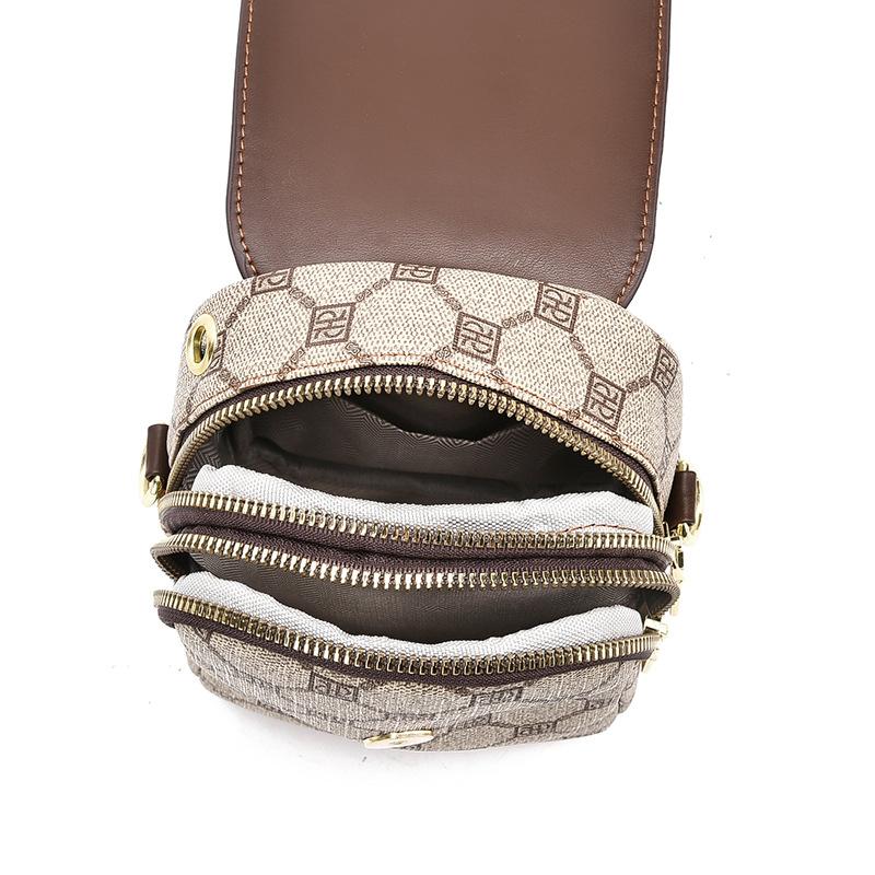 Сумка для мобильного телефона женская 2025 новая супер огонь на плечо сумка-мессенджер модная с высоким чувством нишевая женская ручная сумка