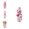 Реборн Спящая Кукла Девочка ПВХ BJD Игрушка с Подвижными Суставами и Мягкой Одеждой
