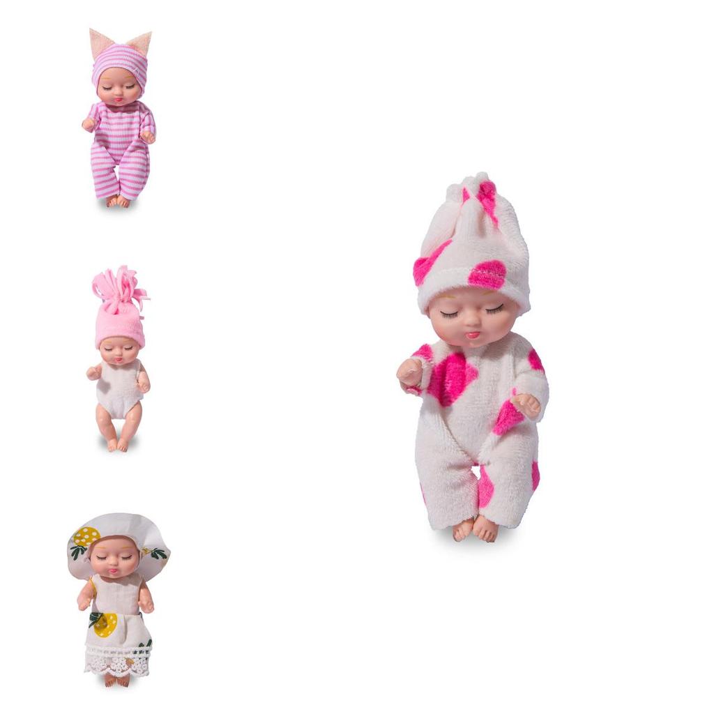 Реборн Спящая Кукла Девочка ПВХ BJD Игрушка с Подвижными Суставами и Мягкой Одеждой