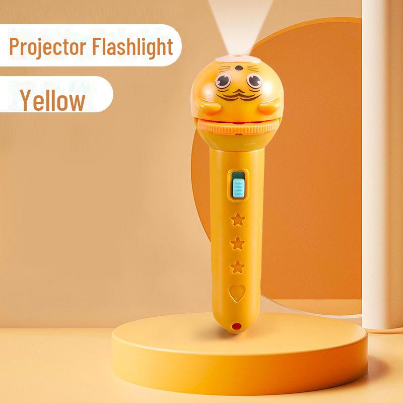Фонарик-проектор для раннего развития детей - интерактивный ночник в подарок для мальчиков и девочек