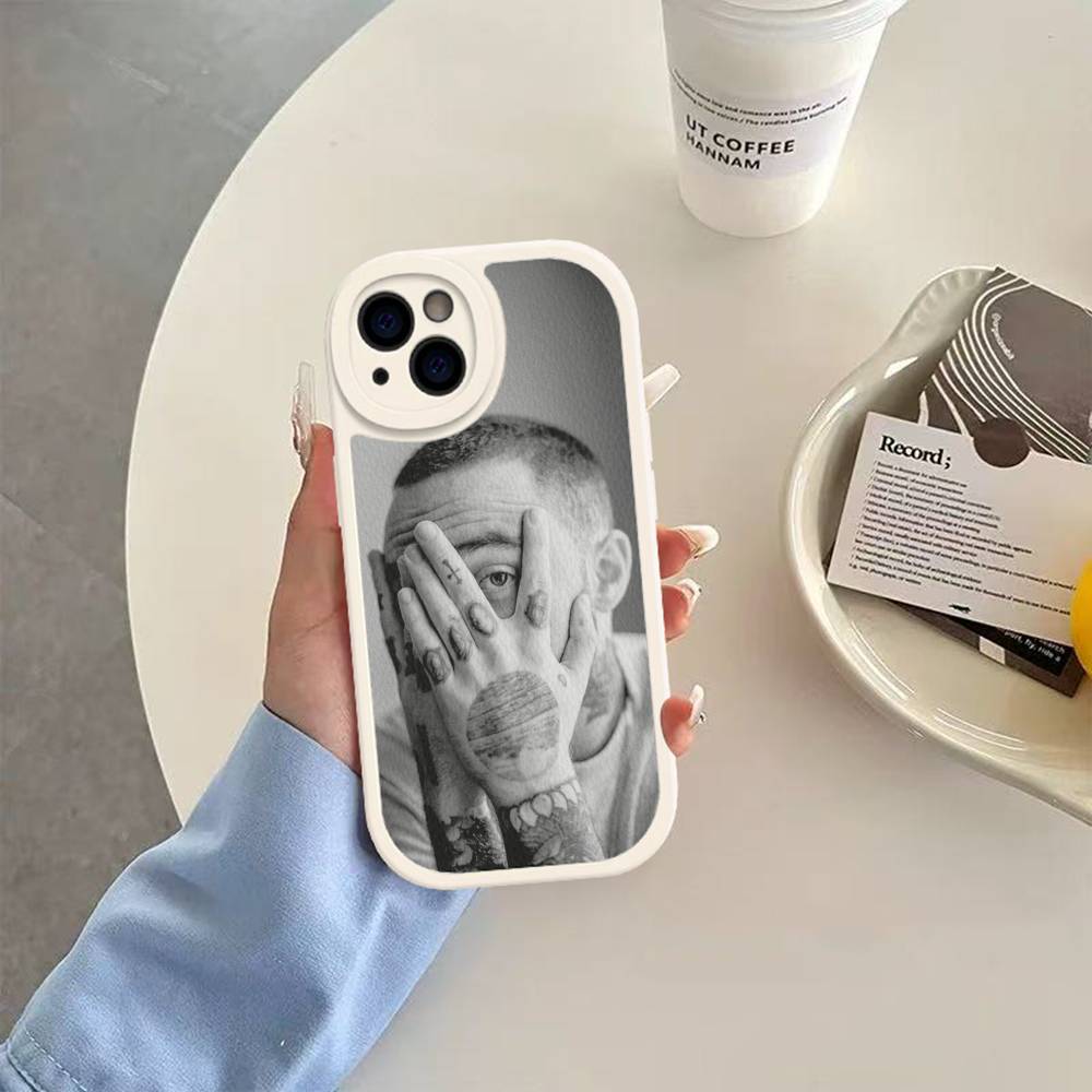 Крутой чехол для телефона M-mac Miller для iPhone 16 15 14 11 12 13 Pro Max Plus Задняя кожаная крышка