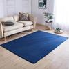 Мягкий однотонный ковер из кораллового флиса для спальни и гостиной