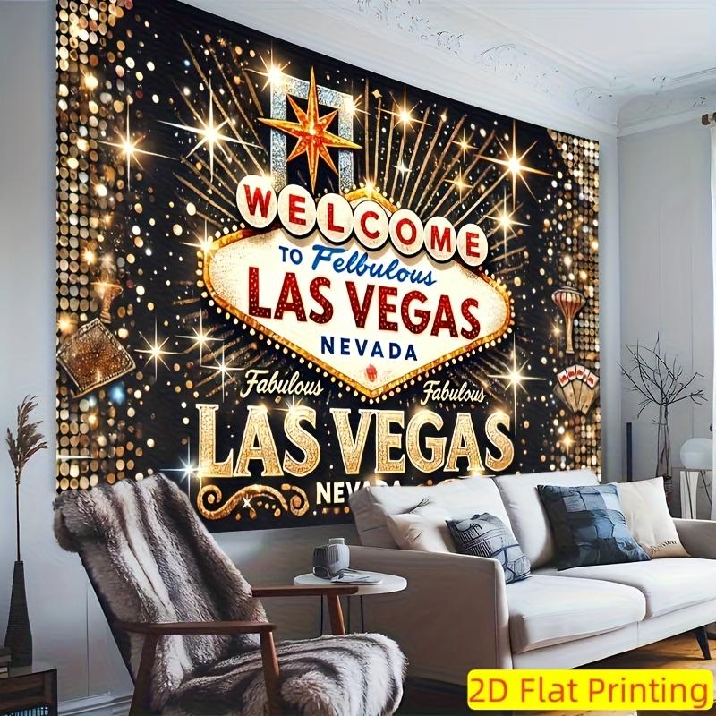 2D plane single piece greeting from Las Vegas polyester photography background flag party photo background