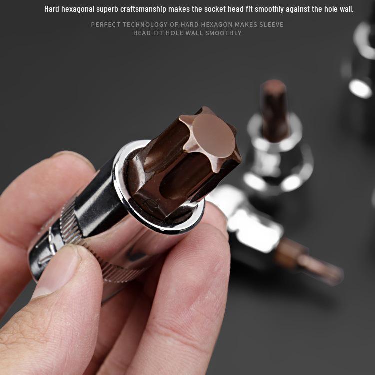 Многофункциональная отвертка с насадками: крестообразная, шестигранная, Torx, Spline и шестилопастная