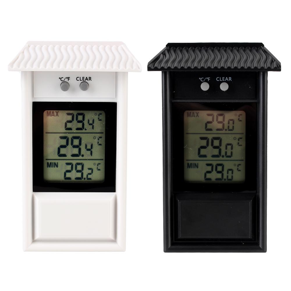 Внутренний наружный для дома сад теплица ЖК-электронный термометр датчик погоды датчик макс мин цифровой дисплей экран