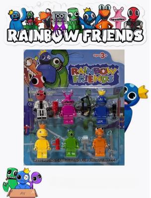 Набор фигурок Радужные друзья Roblox Rainbow Friends 6 шт/компл. игровые строительные блоки