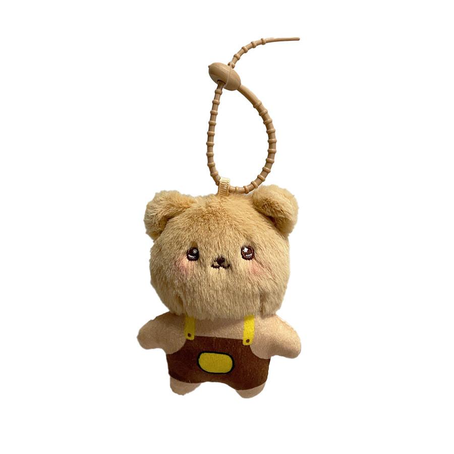 Plush Animal Keychain With Short Plush Fabric For Kid Playroom Decor