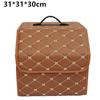 Car Trunk Organizer Box Large Capacity Auto Multiuse Tools Storage Bag Stowing Tidying Leather Folding For Emergency Storage Box