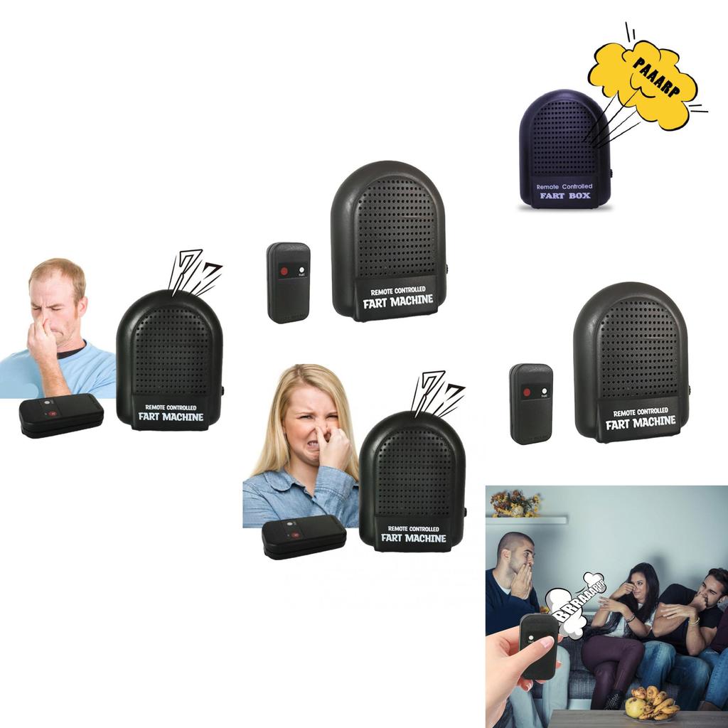 Hilarious Black Remote Control Fart Machine For Pranking And Gag Gift Fun