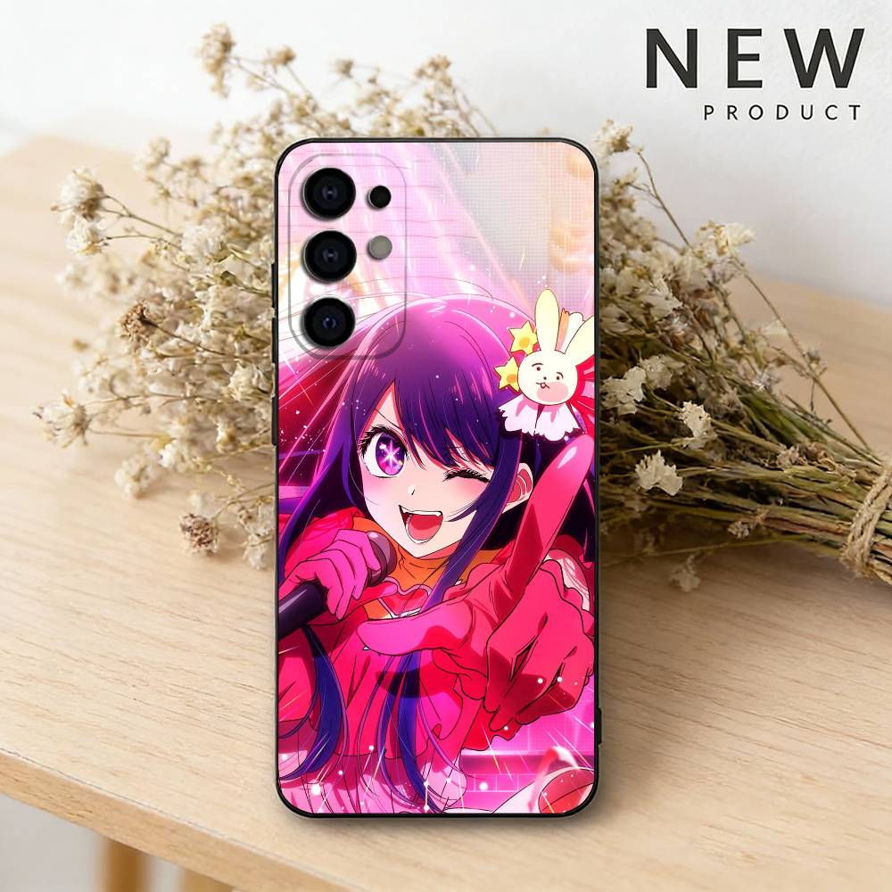Чехол для телефона O-Oshi Anime no ko Для Samsung S26,25,24,23,22,21,20,30,Ultra,Plus,Fe,Lite Черный корпус