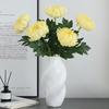 2 Pcs Artificial Chrysanthemum Stems Realistic Fake Chrysanthemum Faux Flower with Flexible Stem for Floral Arrangement Table Centerpiece