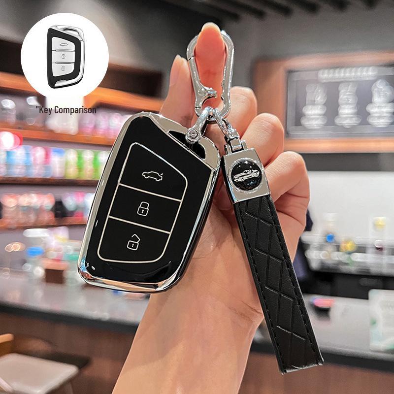 Чехол для ключа автомобиля JAC для Jiayue A5, X4, X7, iC5, iEVS4/7S/T8, Ruifeng S4/S7/M6.