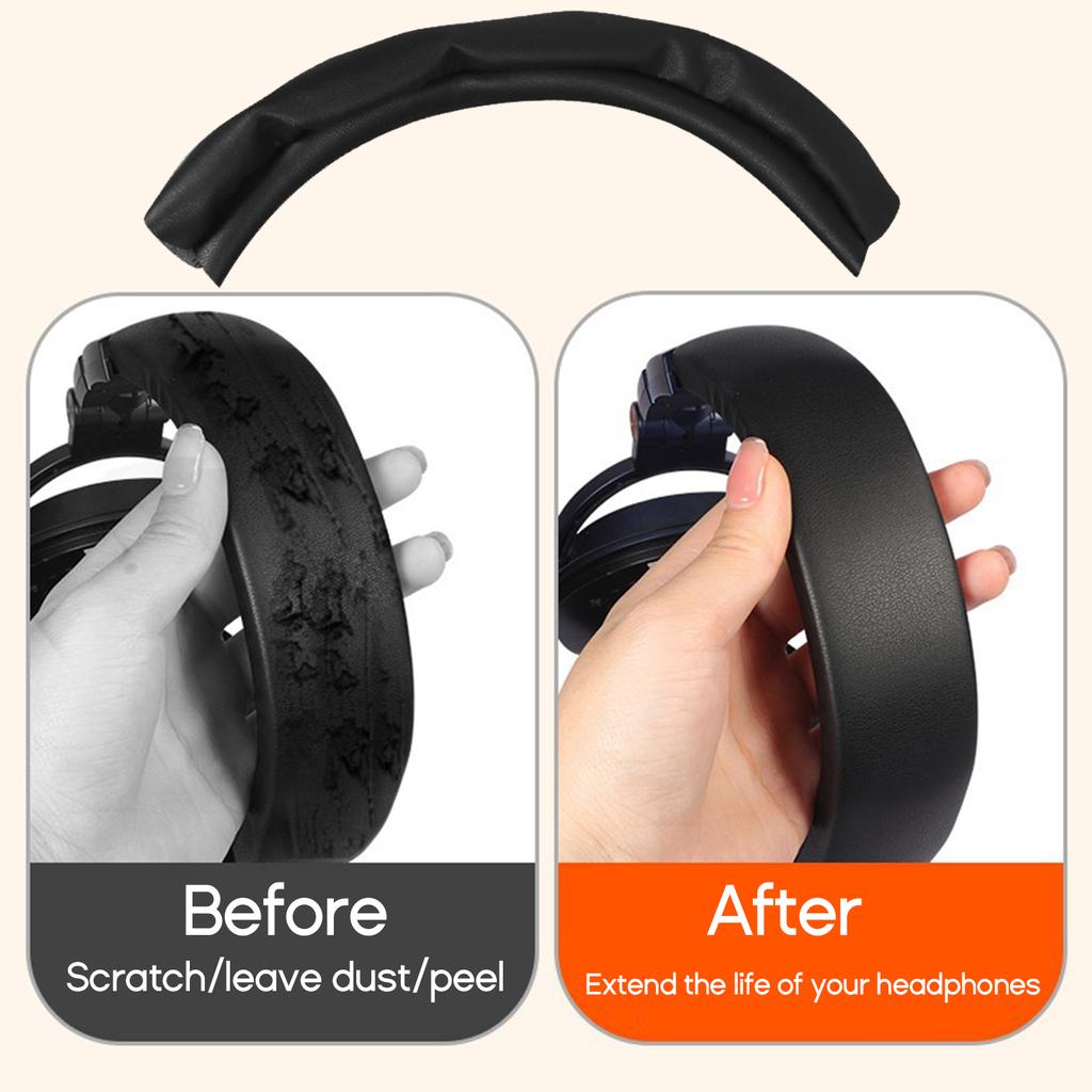 Durable Headphone Headband Protector for ATH MSR7 M20 M30 M40 M40X M50X SX1 Protective Headbeam Cushion Wear Resistant
