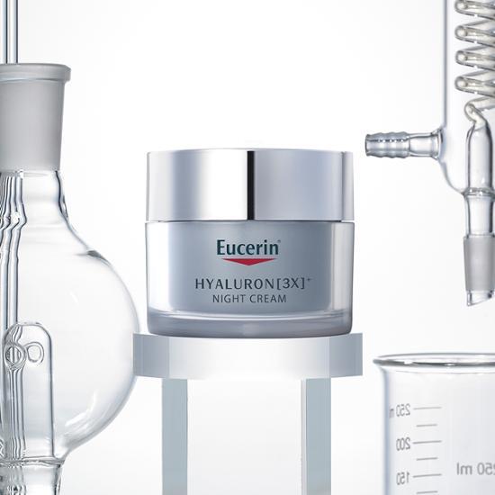 [26 миллионов единиц продано по всему миру] Eucerin Hyaluron 3X Night Cream, 50 мл