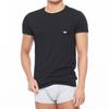 Emporio Armani Men's Stretch Cotton Crew Neck Short Sleeve T-Shirt/Undershirt, EU Size, Size S (EU Size), Size 98 (Black), 54047295