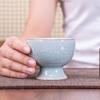 Чашка для кунг-фу Tao Ding Xuan Ru Kiln с высоким основанием и ледяной кракелюрой