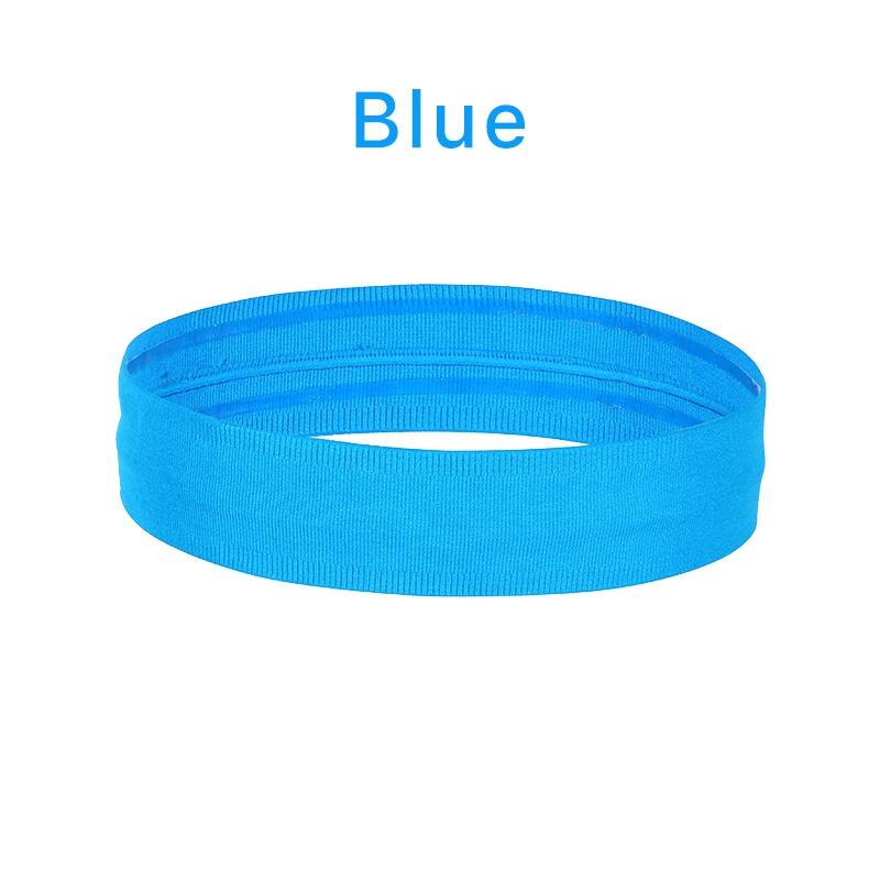 Спортивная повязка на голову для мужчин и женщин, повязка на голову для занятий йогой, бегом и велоспортом, противоскользящая эластичная повязка на голову