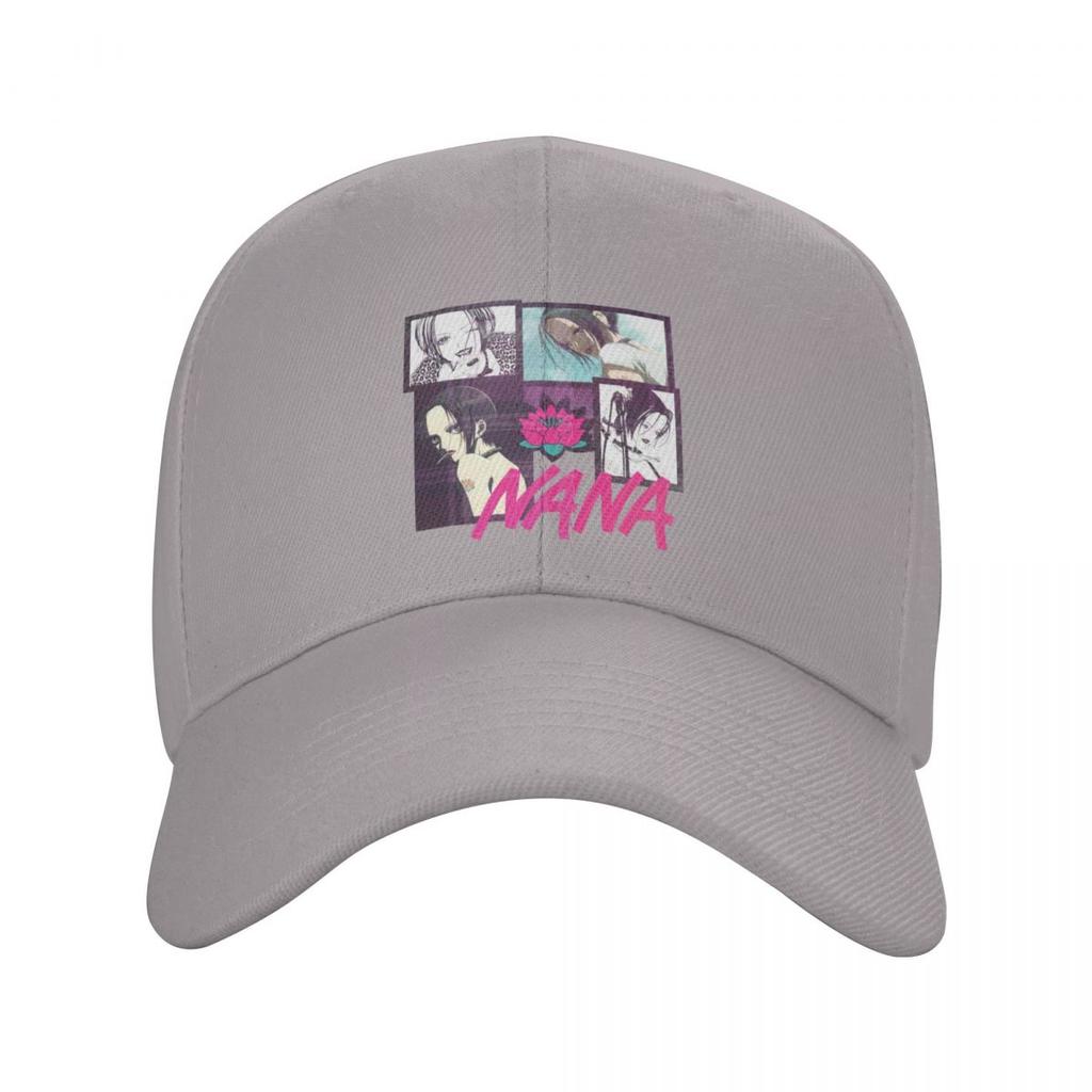 Punk Nana Osaki Baseball Cap for Women Unisex Adjustable Japanese Harajuku Anime Dad Hat Sun Protection Snapback Caps Summer Hats