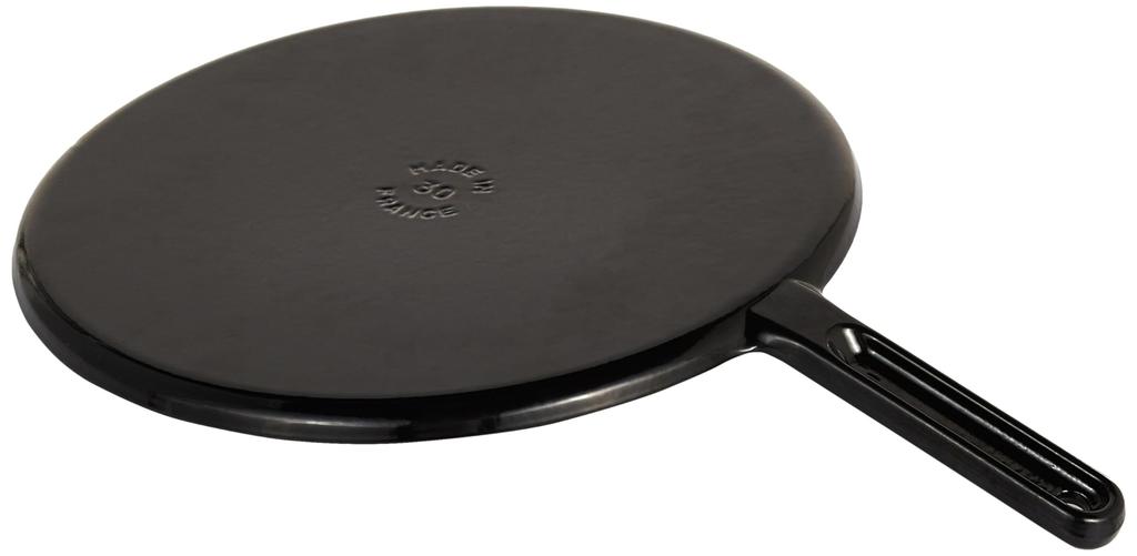 Staub Сковорода для блинов и галет Эмалированный чугун Сковорода для жарки Совместима с индукционными плитами Японская сковорода "Блинная 30 см" [Авторизованный продукт] 40509-526