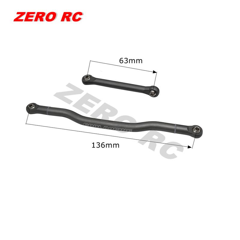 RC 1/10 CAR Axial SCX10 Upgraded accessories METAL Front Knuckle + Steering Link Rod + C Hub Carrier + Rear Axle Lock Out
