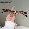 Retro Floral Eyebrow Frame Half-frame Cat Eye Anti-Blue Light Glasses Fashion Cute Outdoors Take A Photo Eyeglasses