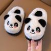Children's Winter Furry Non-Slip Cotton Slippers - Warm Cartoon Design for Boys & Girls