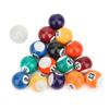 Numbered Billiard Balls Resin Mini Billiard Balls Set Durable Billiard Ball Set  Game Room