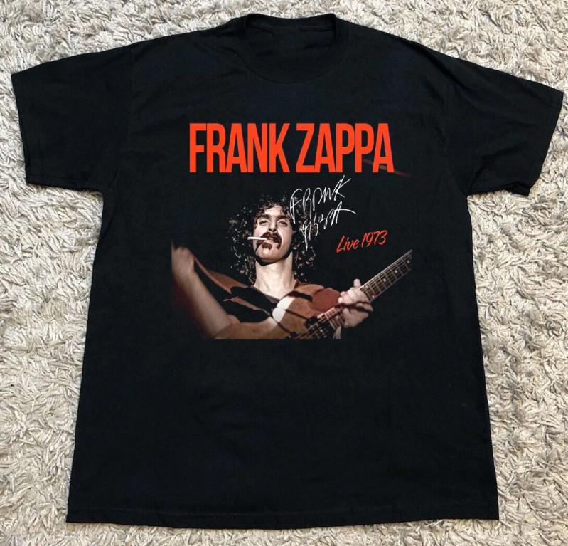 NEW Frank Zappa Black Cotton Unisex S-5XL Gift For Fans T-Shirt
