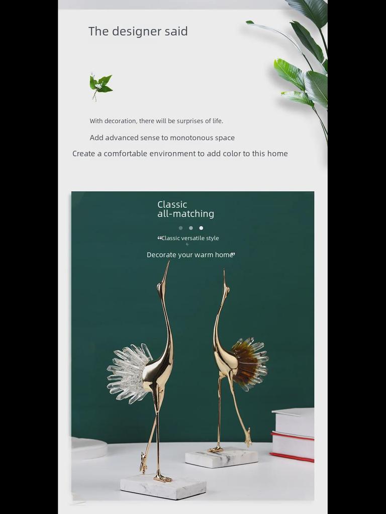 Роскошный прозрачный хрустальный кран набор металлических поделок - мягкая мебель в китайском стиле для гостиной, тумбы под телевизор и крыльца