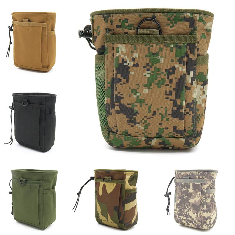Outdoor Activity 3-5L Tactical Molle 800D Nylon Dump Drop Pouch Recycle Waist Pack Ammo Pouchs Airsoft Military Accessories Pouch Pouches