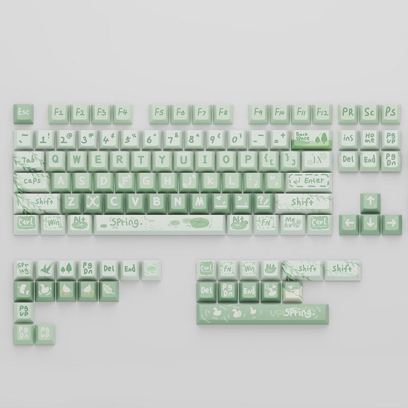 Колпачок для ключей из нектарина из ПБТ MOA/XDA/Cherry Profile, двойной колпачок для ключей, термосублимационная механическая клавиатура для индивидуальной настройки