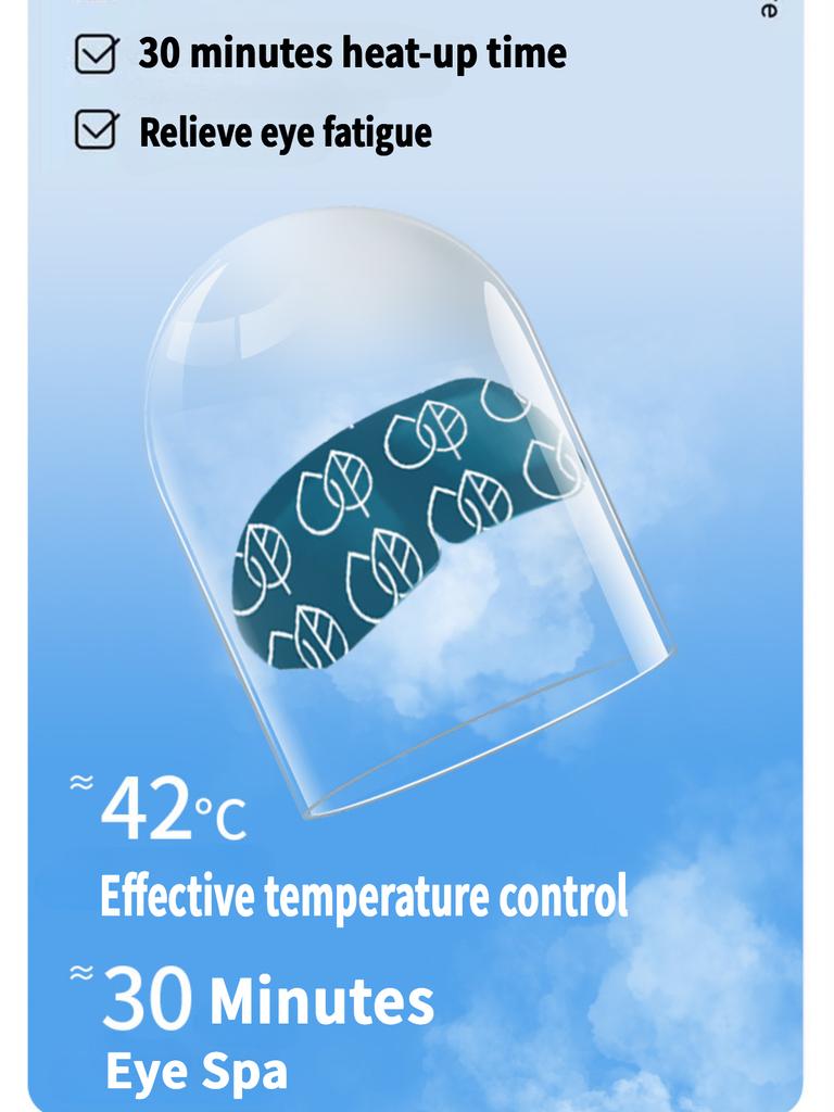 Лютеиновая паровая маска для глаз снимает усталость глаз горячий компресс сон тень лихорадка глазная повязка согревающий пар