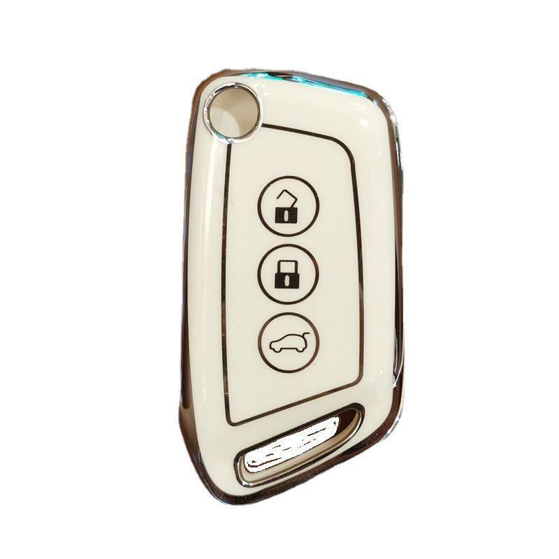 New Baojun Key Case for Kiwi EV, E300, RC6/RC5, RS3, RS5, Nano Car - Female Buckle Shell Bag