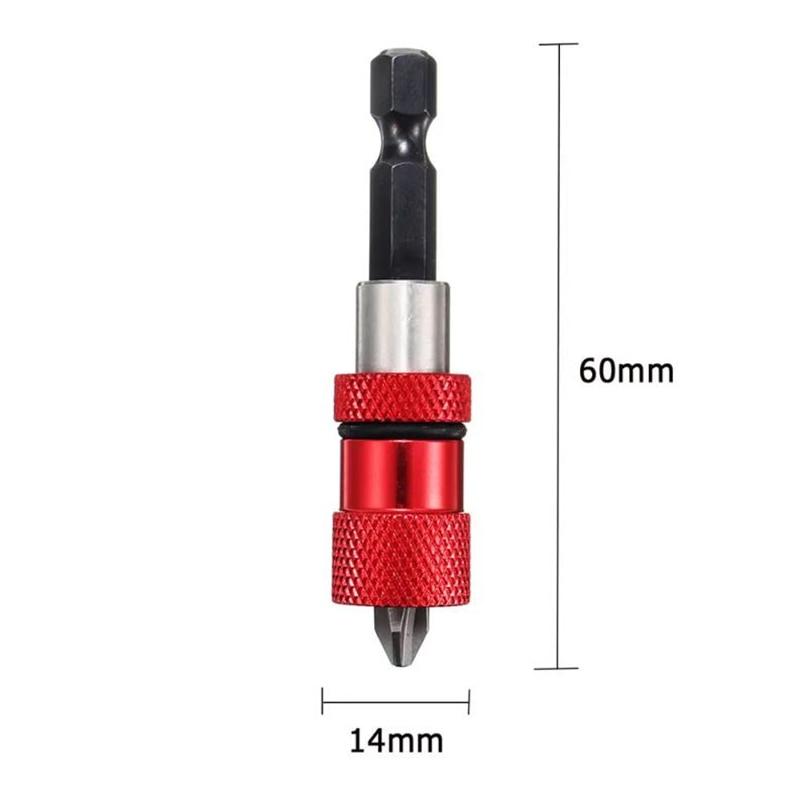 Adjustable Screw Depth Magnetic Screwdriver Bit Holder 1/4 Inch Hex Driver with PH2 Scewdriver Bit