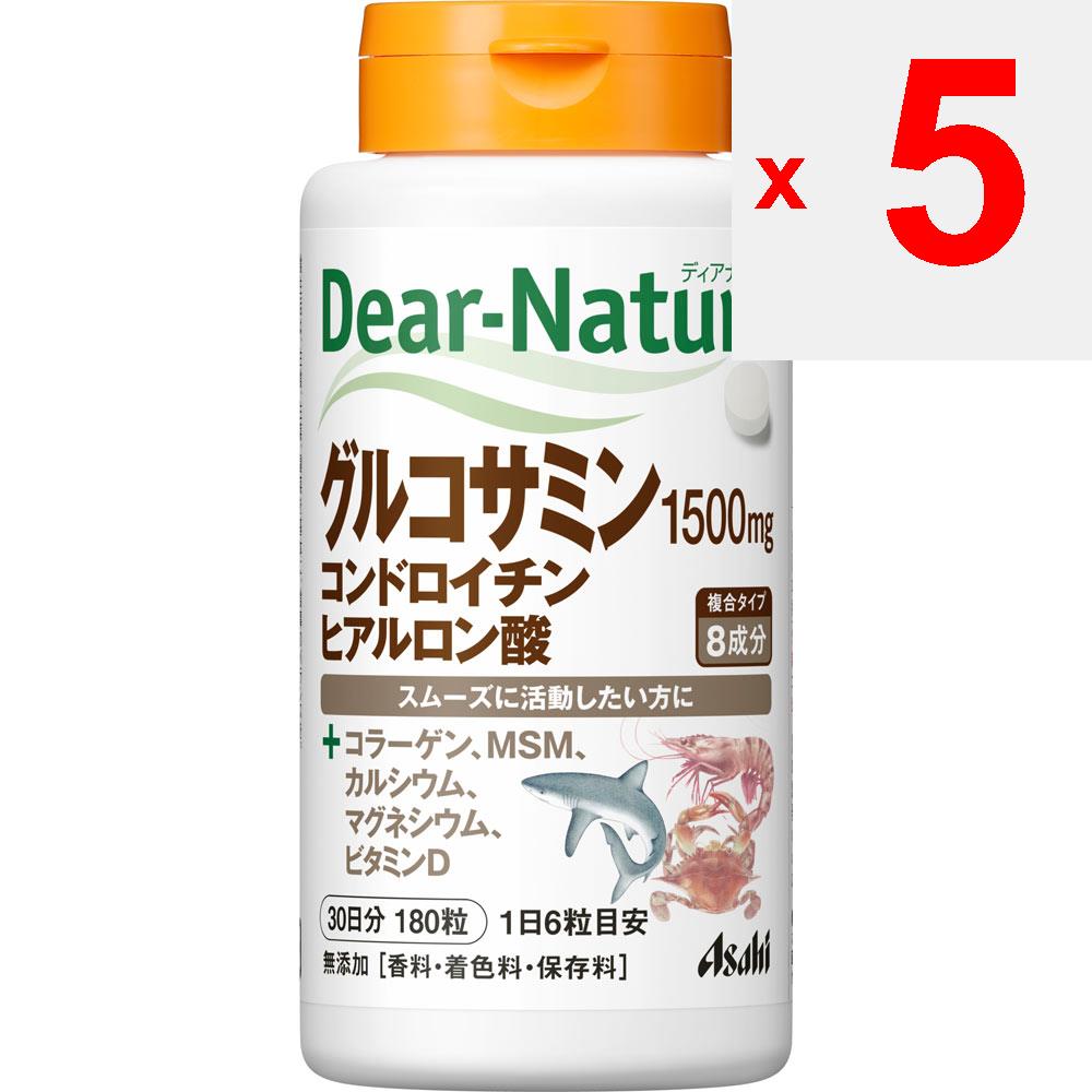 Asahi Dear-Natura Глюкозамин, Хондроитин, Гиалуроновая кислота 180 капсул (30 дней) Улучшение суставов/коленей Глюкозамин