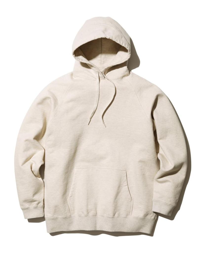 Толстовка с капюшоном из переработанного хлопка, толстовка с капюшоном, овсянка [Snow Peak]