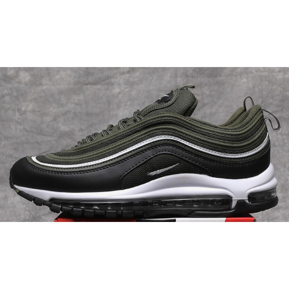 Bullet Men's Shoes Reflective Retro Running Shoes Full Palm Air Cushion Shoes Women's White and Black Trend Casual Sports Shoes