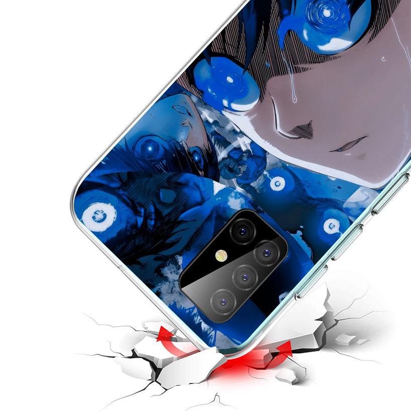 Japan Anime Blue Lock Phone Case for Samsung Galaxy A52 A51 A50S A12 A22 A32 A72 A10S A30S A31 A71 Note 20 Ultra 10 Plus S10 Gal