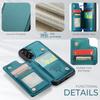 Чехол CASEME C22 для Samsung Galaxy A17 5G/A17 4G с блокировкой RFID, 5 слотов для карт, кожаная задняя крышка