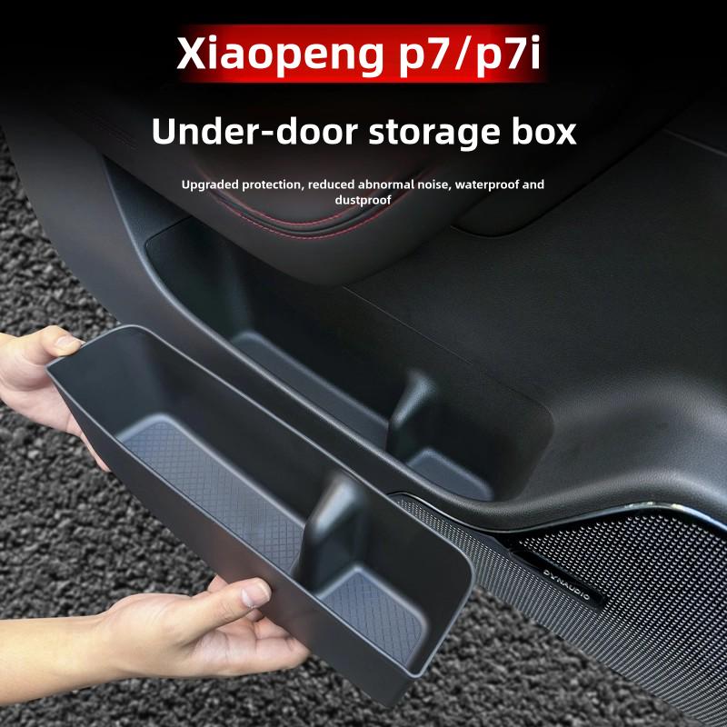 Storage Box For Xpeng P7 P7i 2022-25 Accessories Front Rear Door Handle Storage Organizer Car Door Accessories Side Storage Box