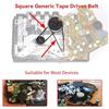30-120 piece set 1 pack Mix Cassette Tape Square Machine Belt Assorted Universal Repair 26-130mm