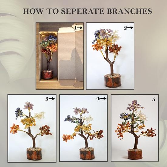 Кристаллы и драгоценные камни, хрустальное дерево семи чакр, экспонат на удачу, предмет домашнего декора, бонсай, денежное дерево, растение, подарочный предмет, стандартная фигурка