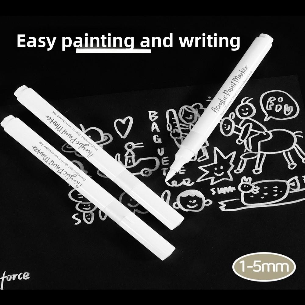 1/10 шт. Акриловые маркеры-ручки Жесткие Мягкие наконечники Ручка для блокнота Карточки Студенческие канцелярские товары