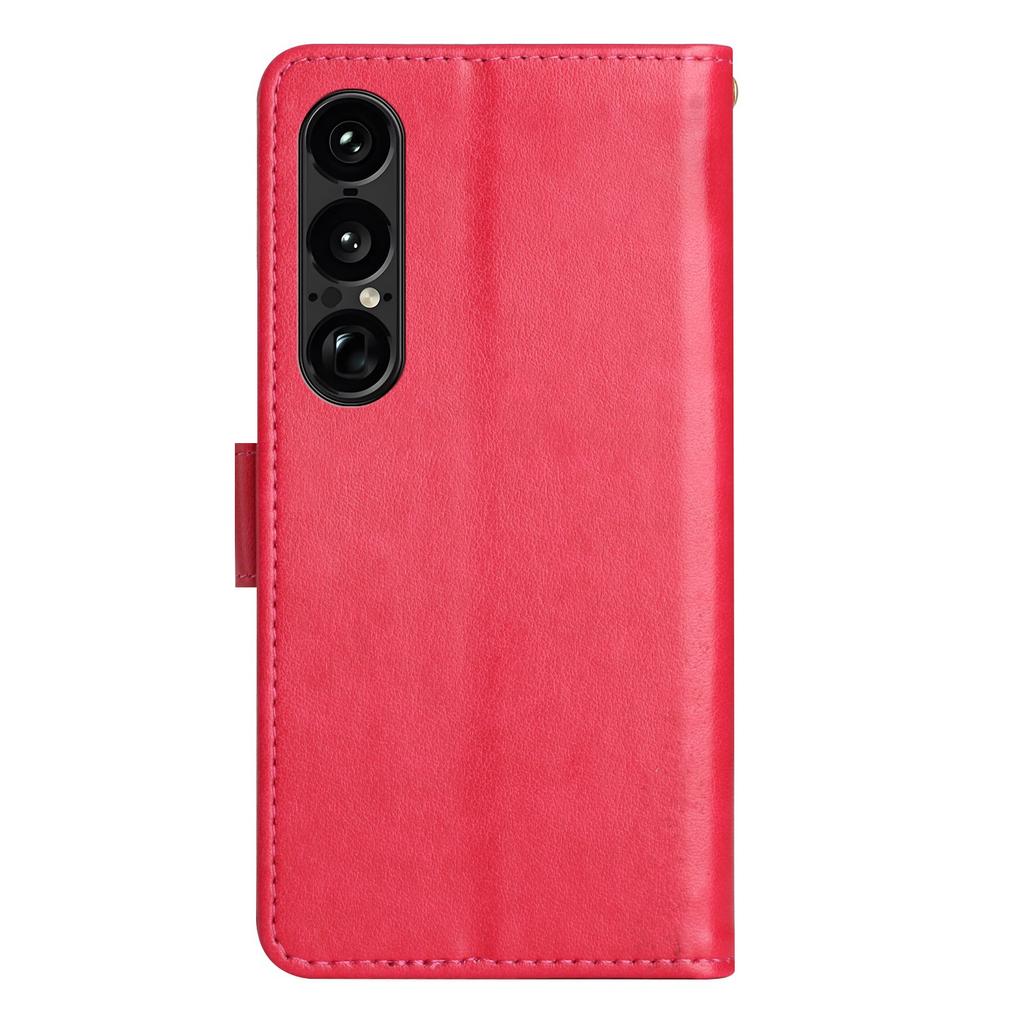 Подходит для Sony Xperia 1 Vll 7-го Поколения Кожаный Чехол M0T0 Edge60 Fusion Бабочка Тиснение Карта
