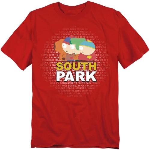 South Park Unisex Adult Lyrics T-Shirt