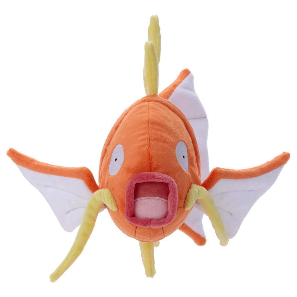 Takara Tomy Arts (TAKARATOMY A.R.T.S) Pokémon Pyokorin Magikarp Plush Toy, Approximately 23cm Tall